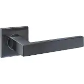 Intersteel deurkruk Q 05 op rozet vierkant verdekt 53x53x6mm - PVD antraciet
