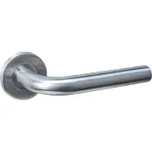 Intersteel Deurklink Q 02 Op Rond Rozet Rvs