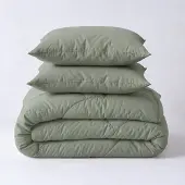 Sleeptime Lazy Lazy Dekbed Zonder Overtrek - Groen 140 x 200 cm