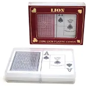 HOT Sports + Toys Poker Speelkaartenset - Speelkaarten - 100% plastic - wit
