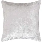 Homescapes Luxe gebroken fluwelen kussenhoes in champagne 45 x 45 cm