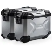 SW-Motech TRAX ADV alukoffer-systeem 37/37, TRACER 9 20- ZW. zilver