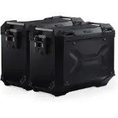 SW-Motech TRAX ADV aluminium behuizingssysteem - Zwart. 45/45 l. Suzuki DL 650 (16-).