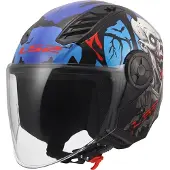LS2 OF616 Airflow II Zombie II Open-Face Helm Maat