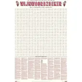 Pelckmans XL Spelposter - Wijnwoordzoeker - Tom Suykens