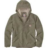 Carhartt Relaxed Fit Washed Duck Sherpa Lined Jasje