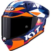 Kyt R1R Diamond, integraalhelm ,Blauw/Wit/Oranje ,XXL