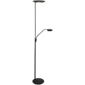 Steinhauer Vloerlamp Zenith 2 4394ZW zwart met uplight en leesarm