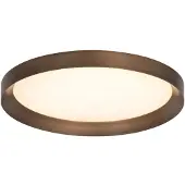 Steinhauer Plafondlamp Flady 3686BR Brons – Dimbare LED plafonnière Ø50 cm met uplight