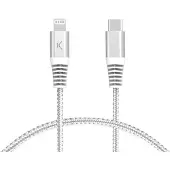 Ksix Kabel USB-C naar Lightning KSIX Grijs