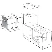 Gorenje GO66E PIZZA350C 77 l 3500 W Zwart