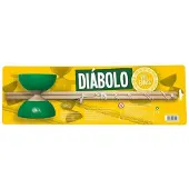 Cayro Diabolo - Klassiek Jongleerspeelgoed met Houten Stokken en Stevig Touw - Bol van 10 cm Diameter - Traint Balans en Coördinatie - 1 Speler - Vanaf 5 Jaar - Collection