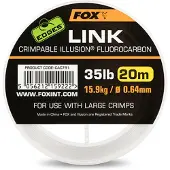 FOX Edges Link Crimpable Illusion Fluorocarbon 0,64 mm 20 m 35 lbs Lijn