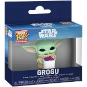 Funko POP! Pop! Keychain Grogu with Popcorn
