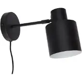Hubsch Wandlamp zwart metaal