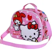 KARACTERMANIA - Disney - Miney Mouse - 3D Thermische Lunchtas met Trolley bevestiging - Snack - Paars