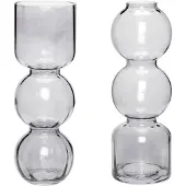Hubsch Cirkelvazen Grijs (set van 2)
