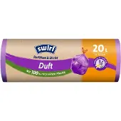 Swirl 12x Pedaalemmerzakken Geparfumeerd met Trekband 20L 12 stuks