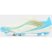 Adidas Voetbalschoen 'F50 Messi Club' ivoor / hemelsblauw / goud