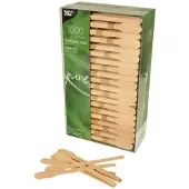 Generique 100 agitateurs café bois 13 cm biodégra.