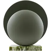 Globen Lighting Tafellampe , ORBIT, Groen, Woonkamer, Steen, Designer
