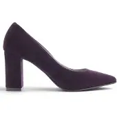 Noë Shoes Nirma Pump Burgundy Suede