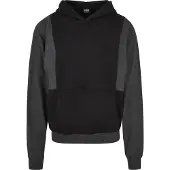 Urban Classics Sweatshirt donkergrijs / zwart