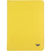 Golden Head Leren identiteitskaarthoesje Madrid RFID Protect Ausweisetui 4480 Sonnengelb geel