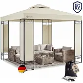 Casaria Paviljoen Lorca Crème 3x3m UV-bescherming 50+