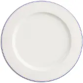 Verso Forte Mizu II platte tafel, 27 cm, blauw-roze streep