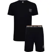 Cr7 - Cristiano Ronaldo Pyjama kort 'World Cup Edition' zwart / wit