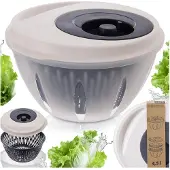 Orion Salade Spinner ELA - handmatige Groente Droger - Grijs