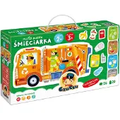 Czuczu Vuilniswagen Puzzel 2+, 3+
