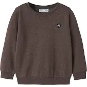 Name it Sweatshirt 'NMMVIMO' bruin gemêleerd