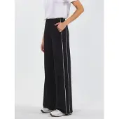 Hiccups for Kids Contrast Binding Detail Modal Touch Wijde Pantalon