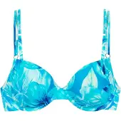s.Oliver Bikinitop royal blue/koningsblauw / lichtblauw / geel / lichtgeel