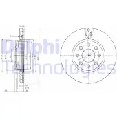 Delphi BG4004C Remschijf