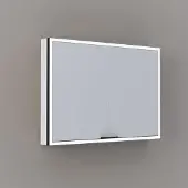 Thebalux Exclusief Sunny Solana opbouwspiegelkast 100x70cm 2 deurs 120W wit