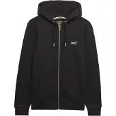Superdry Sweatvest zwart