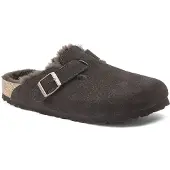 Birkenstock Muiltjes 'Boston' donkerbruin