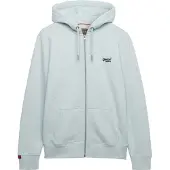 Superdry Sweatvest 'Essential' navy / pastelblauw