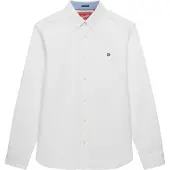 Superdry Overhemd zwart / wit