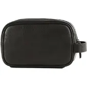Ted Baker toilettas Keilab Stripe PU Washbag Brn-Choc donkerbruin