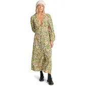 Billabong Cool Night Lange Jurk Met Lange Mouwen