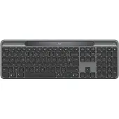 Logitech Azerty Signature Slim Solar+ Graphite draadloos Bluetooth-toetsenbord