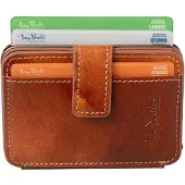Tony Perotti Evo Dames & Heren Pasjeshouder - Leer - rfid - Cognac