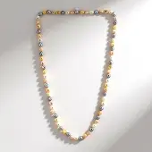 Cavill - Zilveren Parels Ketting 925 Sterling Zilver - Witte & Roze Fancy Zoetwaterkweekparels - Luxe Elegante Multicolor Parelketting 71 cm