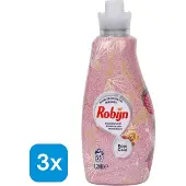 Robijn 3x 1.3 Liter wasverzachter Rose Gold