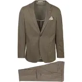 Suitable Flex Jersey Suit Beige