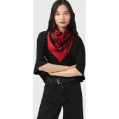 AllSaints Marley Square Black Size: OS | Scarves Outlet | Dames | Zwart